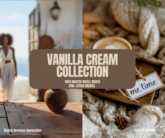 200+ Vanilla Cream Stock Image Collection for Matching Instagram Posts & Stories!