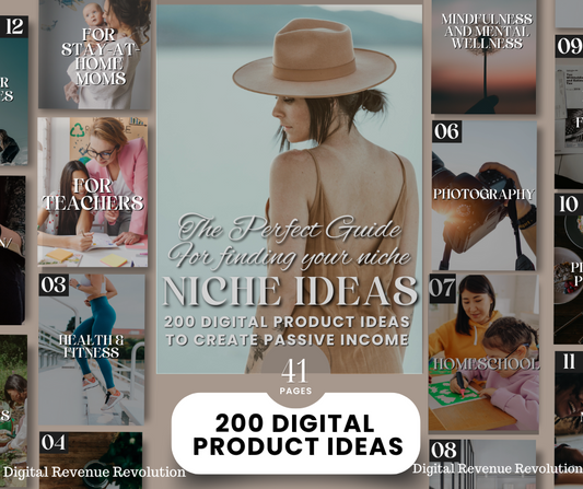 200 Digital Product Ideas To Create Passive Income Online