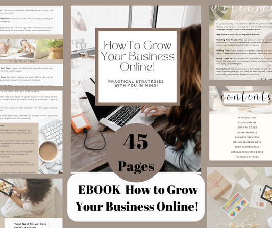 How To Grow Your Business Online EBook!