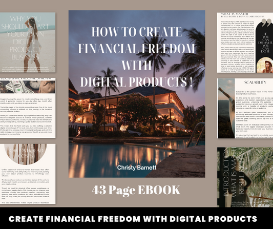 Create Financial Freedom With Digital Products With MRR & PLR